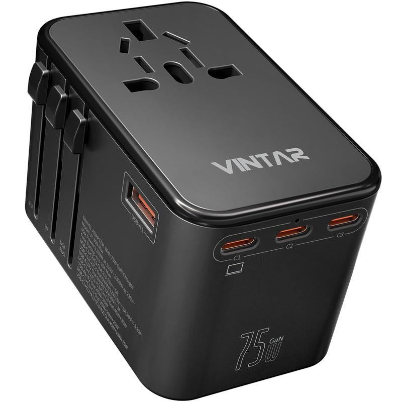 VINTAR 75W Gan Universal Travel Adapter