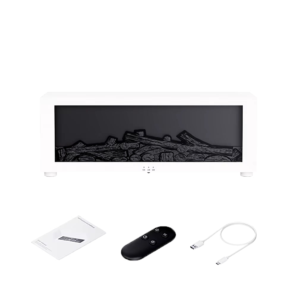 Transform Your Space with the Air Humidifier Essential Oils Diffuser - Aromatherapy Flame Effect with LED Light & Remote Control