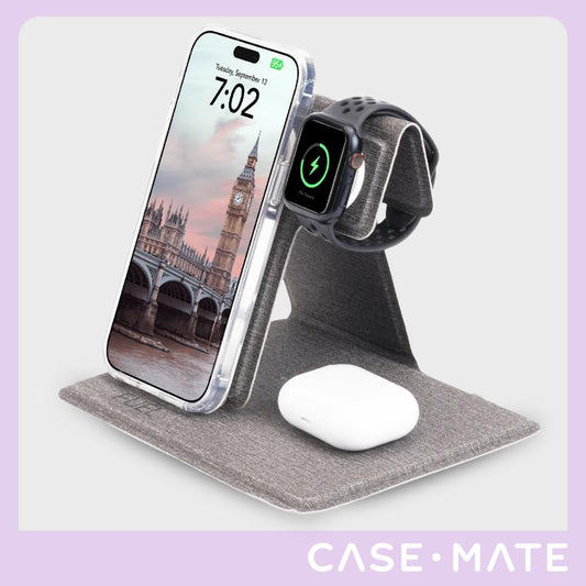 FUEL 3 in 1 Foldable Power Station with Wall Charger - Wireless Charger