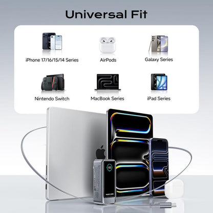 MAGIC JOHN Power Bank for Phones & Laptops, 15,000 Mah High-Capacity Portable Charger