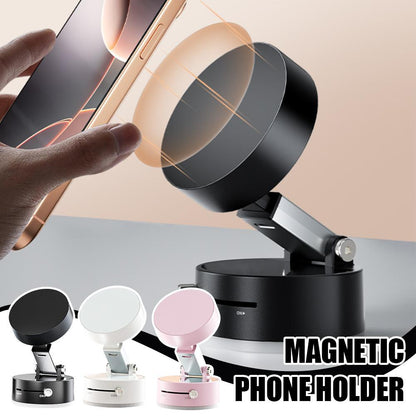 Experience Ultimate Convenience with Our Vacuum Suction Cup Magnetic Car Phone Holder - Perfect for Safe Driving and Easy Access
