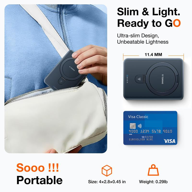 TORRAS Easygo Magnetic Power Bank 5000Mah & 10000Mah