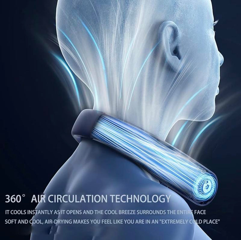 Stay Cool Anywhere: The Ultimate Portable Neck Hanging Fan for Office, Sports, and Leisure