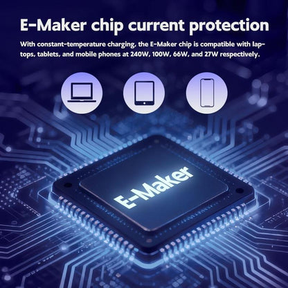 Revolutionary 2-in-1 Invisible Charger Cable & Phone Stand - 240W Super Fast Charging for Gaming, Office, and Travel - Sleek Black Design Compatible with Type-C Devices