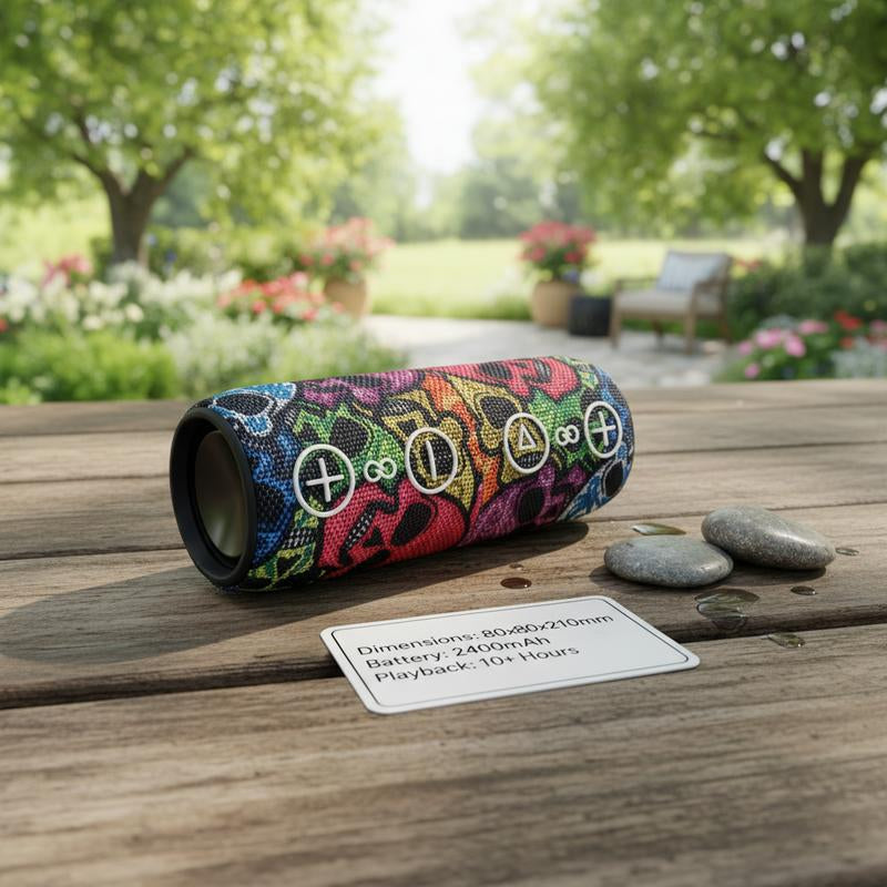 2 in 1 Portable Speaker - Stone Bluetooth Speakers