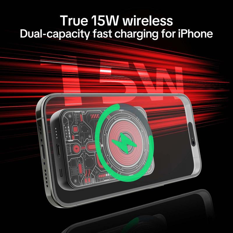 Mfish E-Monster 10000 Mah 3-In-1 Foldable Wireless Power Bank