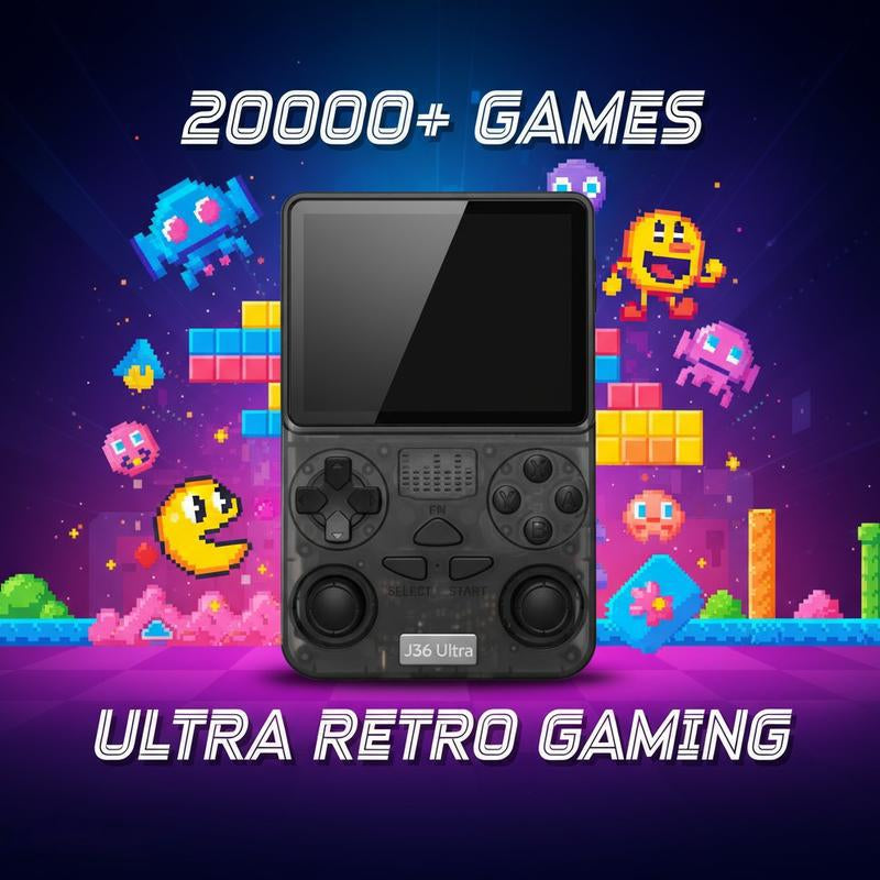 J36Ultra Handheld Game Console: 8 Online Battle Games
