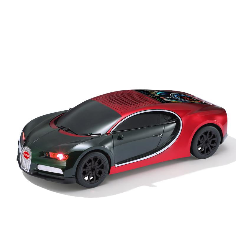 WSTER WS-660 Supercar Bluetooth Speaker with LED Starry Sky Display Portable HD Audio LED Party Lights TWS Pairing FM USB TF Playback Built-In Microphone Perfect Christmas Gift