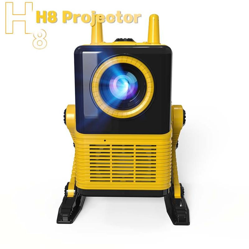 2025 Upgraded XBJ H8 Mini Projector with Android 11.0 - Native 1080P HD, 4K Supported, Wi - Fi 6 & Bluetooth Enabled, 360° Rotation, Auto - Focus for Bedroom, Home & Outdoor Viewing