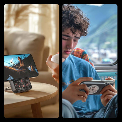 Mfish E-Monster 10000 Mah 3-In-1 Foldable Wireless Power Bank