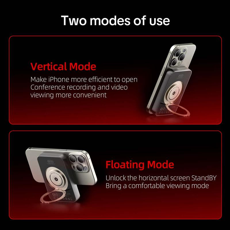 Mfish E-Monster 10000 Mah 3-In-1 Foldable Wireless Power Bank