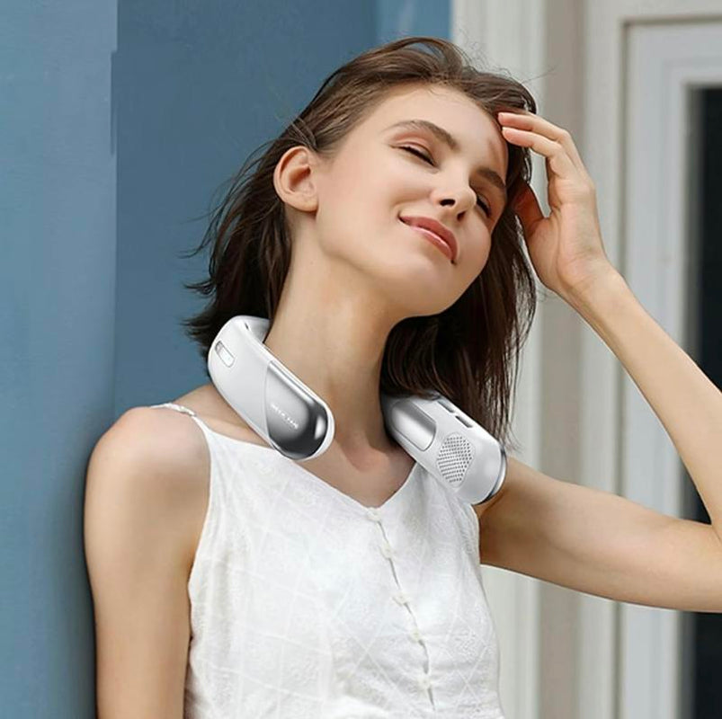 Stay Cool Anywhere: The Ultimate Portable Neck Hanging Fan for Office, Sports, and Leisure